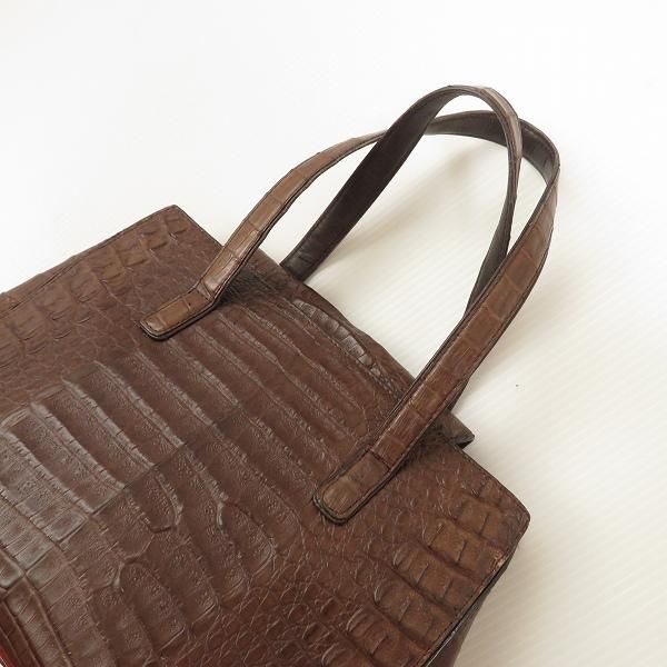 anb カトリヤ 香鳥屋 ハンドバッグ ショルダーバッグ 茶 レザー