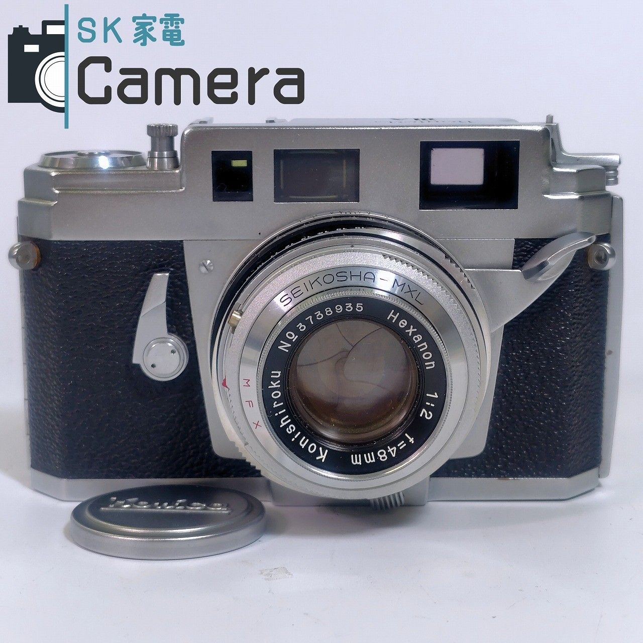 KONICA III レンジファインダー HEXANON 48mm F2 搭載② KONICA III フィルムカメラ HEXANON 48mm F2 レンジファインダー