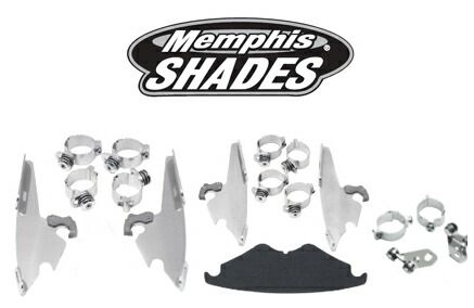 Memphis Shade マウンティングキット 2006〜17年FXDWG 2008〜17年FXDF 2013〜17年FXSB|SE