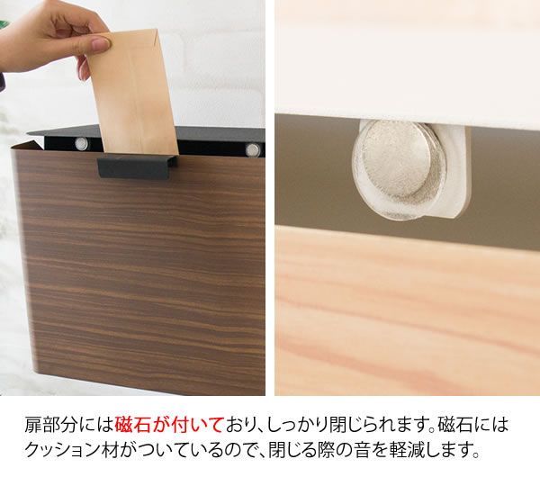 マグネット開閉 取り出しやすい扉