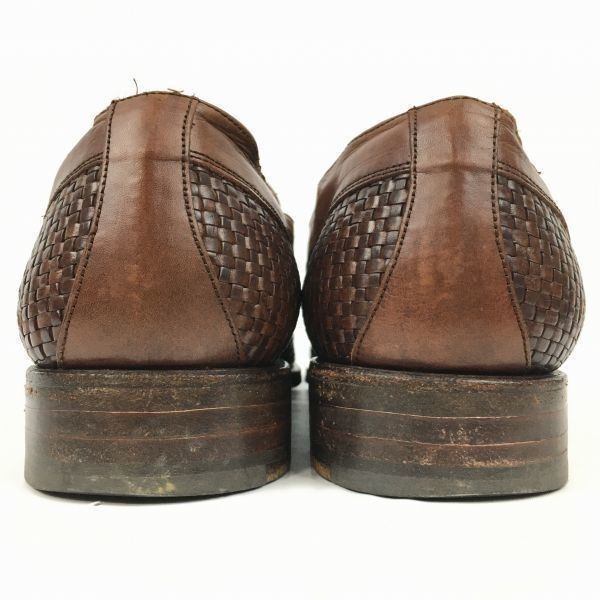 試着交換OK！Paraboot/パラブーツ　size26.0-26.5程度　春夏スリッポンシューズ モカシン/ローファー　ダークブラウン/茶/BROWN〉メンズ/loafer shoes〕/men's 菅NO.WZF-161 試着交換OK！Paraboot/パラブーツ size26.0-26.5程度 春夏スリッポン