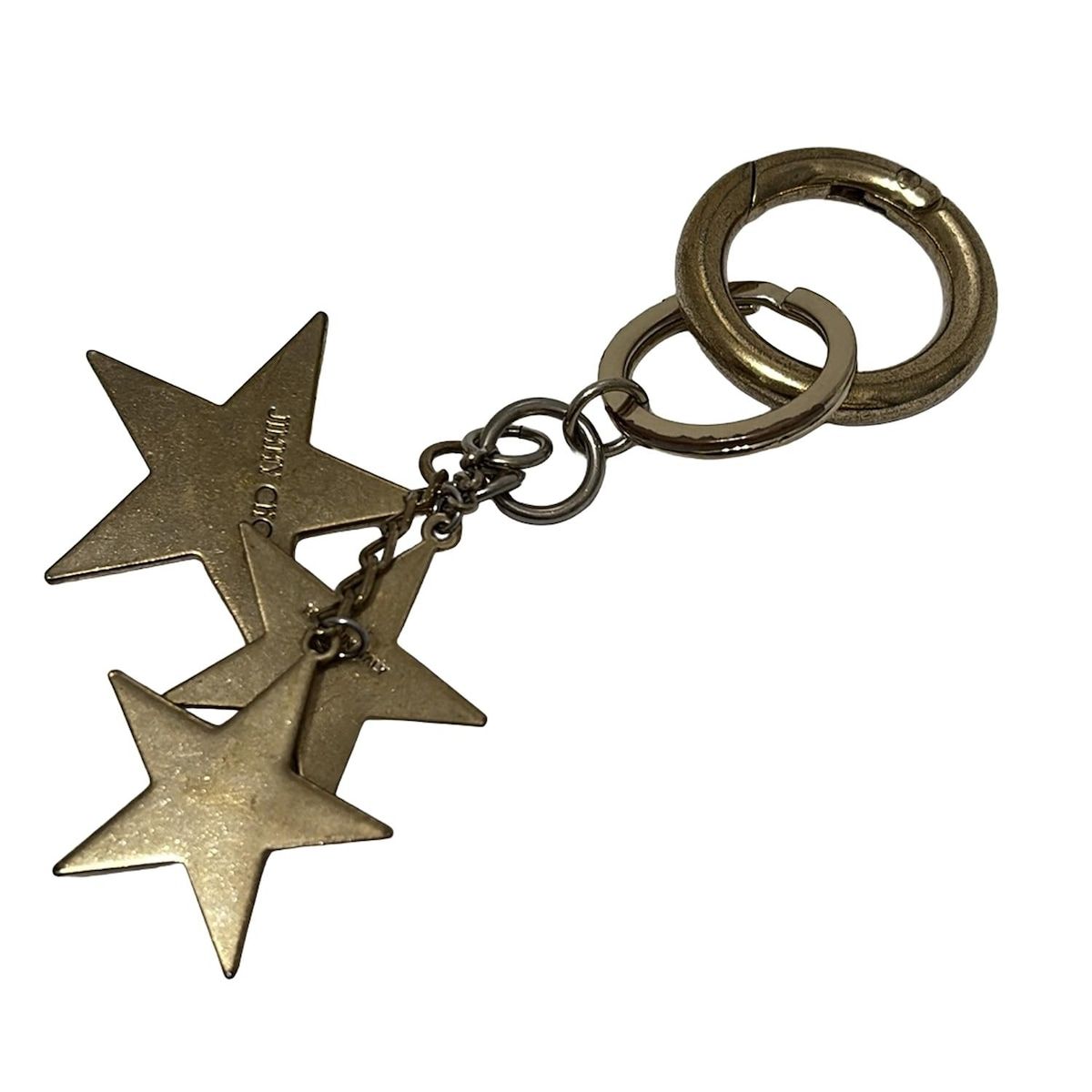 JIMMY CHOO ジミーチュウ キーホルダー チャーム - ゴールド スター 星