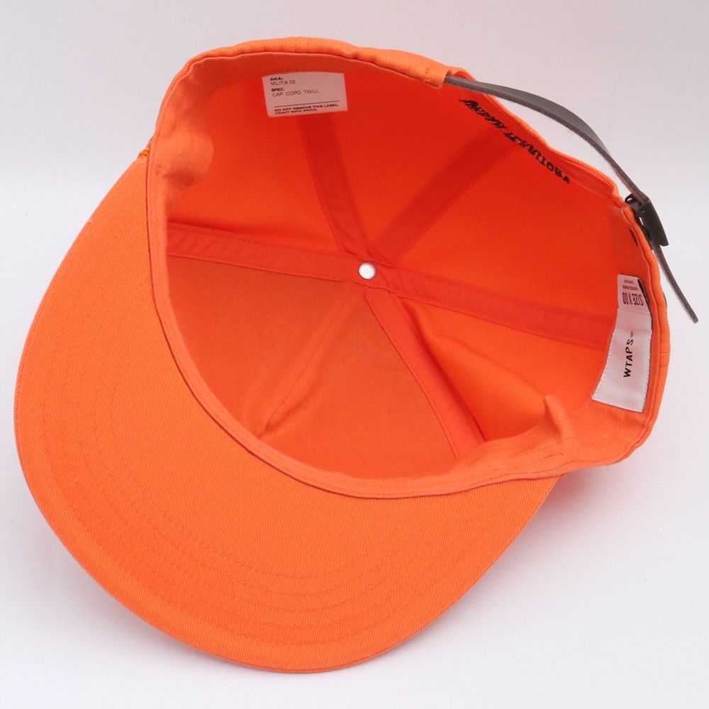 WTAPS MILITIA02 CAP.COPO.TWILL オレンジ - メルカリ