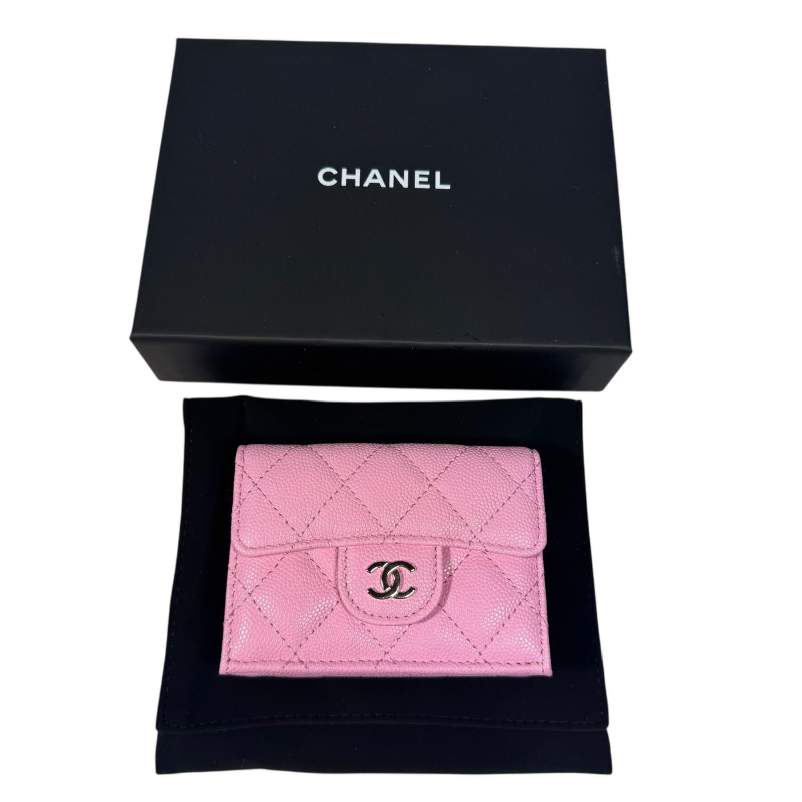 B042 【箱付き 未使用】CHANEL シャネル 財布 コインケース