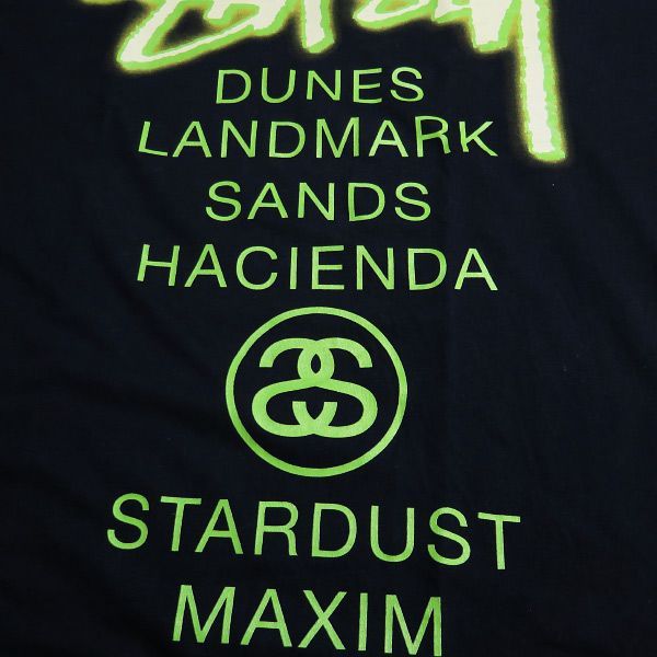 STUSSY ステューシー LAS VEGAS WORLD TOUR TEE ラスベガス ワールド 