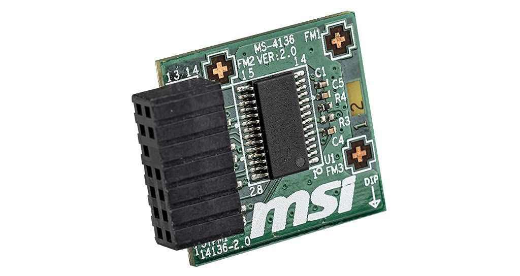 Micro Kickboard MSI 914 ? 4136 ? 105 TPM 2.0モジュールInfineonチップSLB 9665 TT 2.0