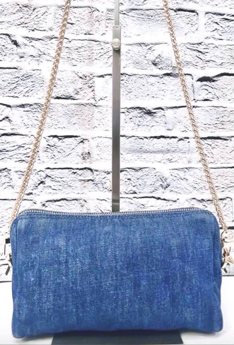 ◆PRADA プラダ CANAPA デニム ショルダー カメラ バッグ ポーチ紺 美品 ◇ PRADA プラダ CANAPA カナパ デニム クロスボディ