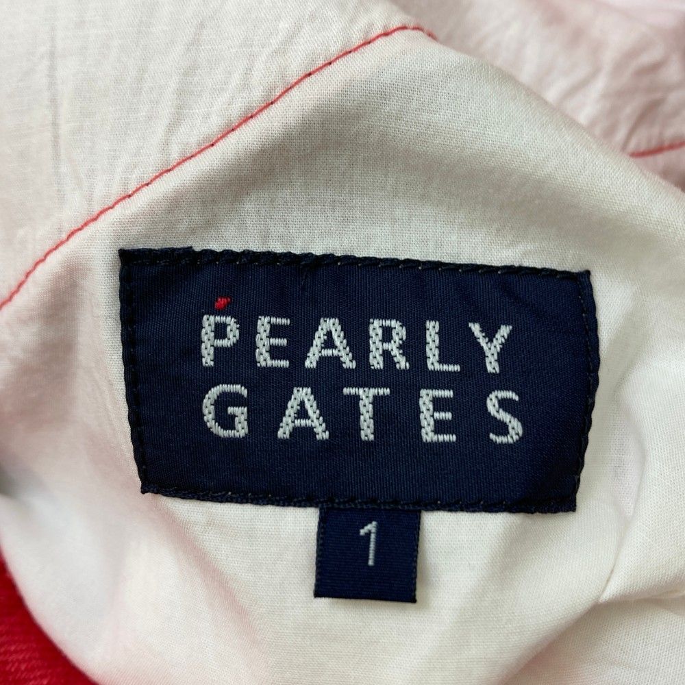 サイズ：1 PEARLY GATES パーリーゲイツ  スカート  レッド系 [240101447635] ゴルフウェア レディース ストスト サイズ：1 PEARLY GATES パーリーゲイツ スカート レッド系
