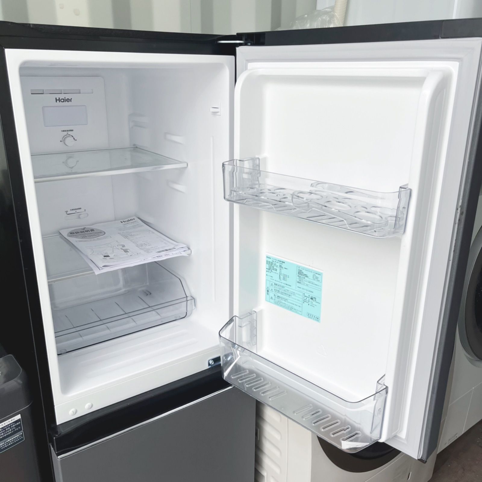 取付無料！新生活応援！高性能スタイリッシュブラック冷蔵庫洗濯機電子