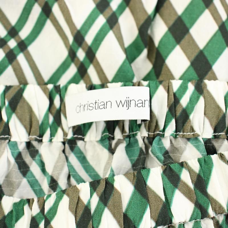 〓christian wijnants〓 GREEN WOOLチェックCOAT 〓christian wijnants〓 GREEN WOOLチェックCOAT（B.R.ONLINE