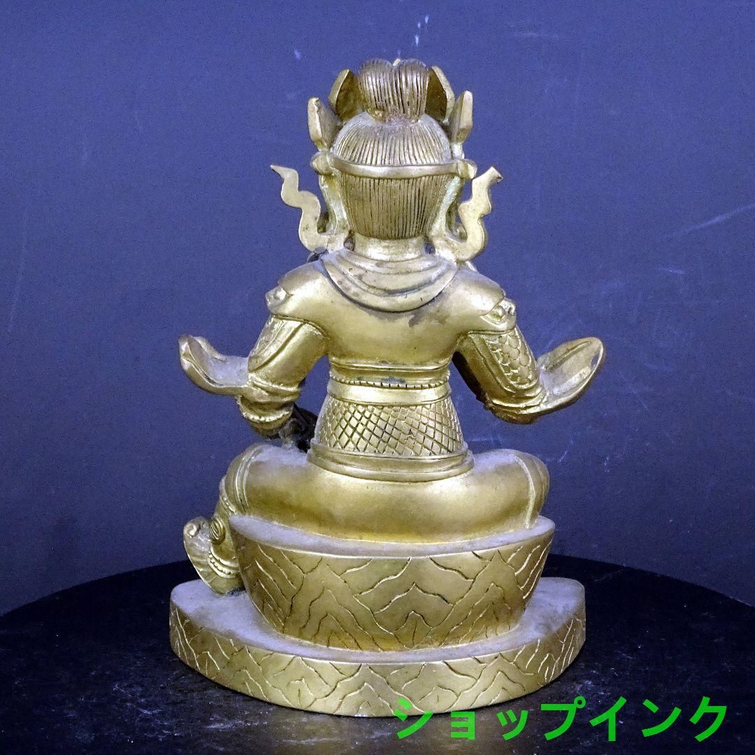 仏教美術 仏像 銅像 怒目金剛仏像 奉納 仏像 工芸品 置物 - メルカリ