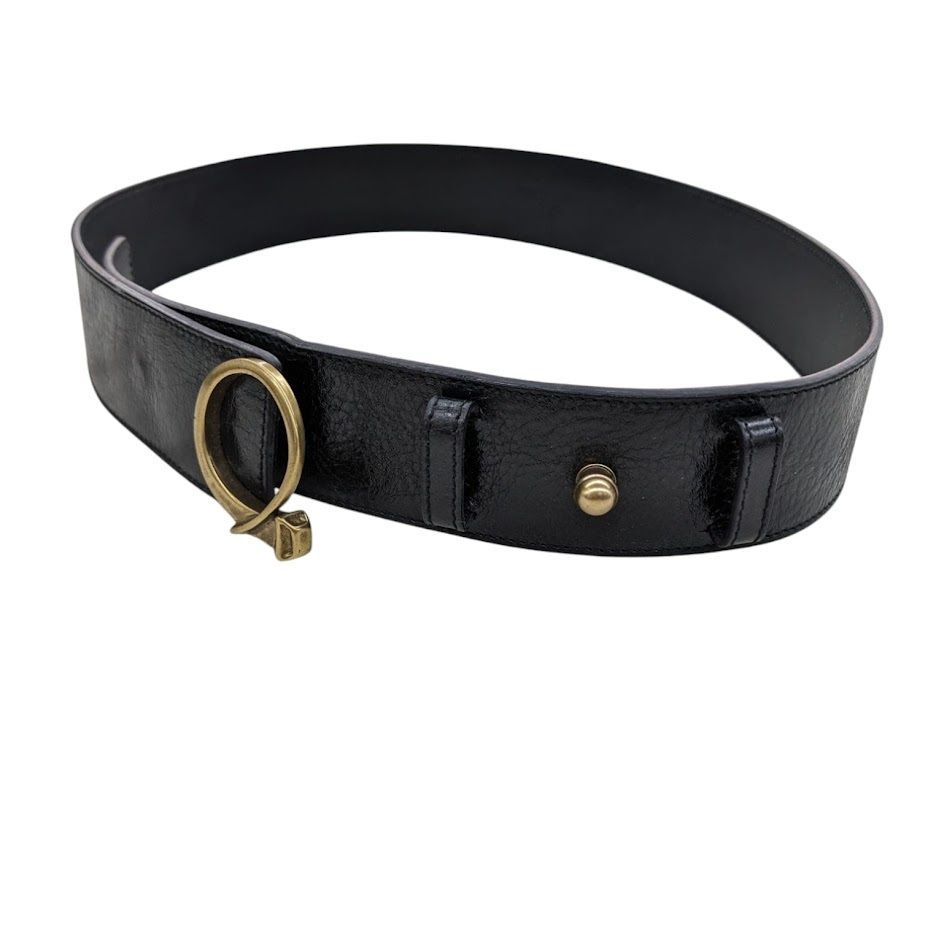 GUCCI グッチ レザー ベルト ブラック 115695 1766 90 36