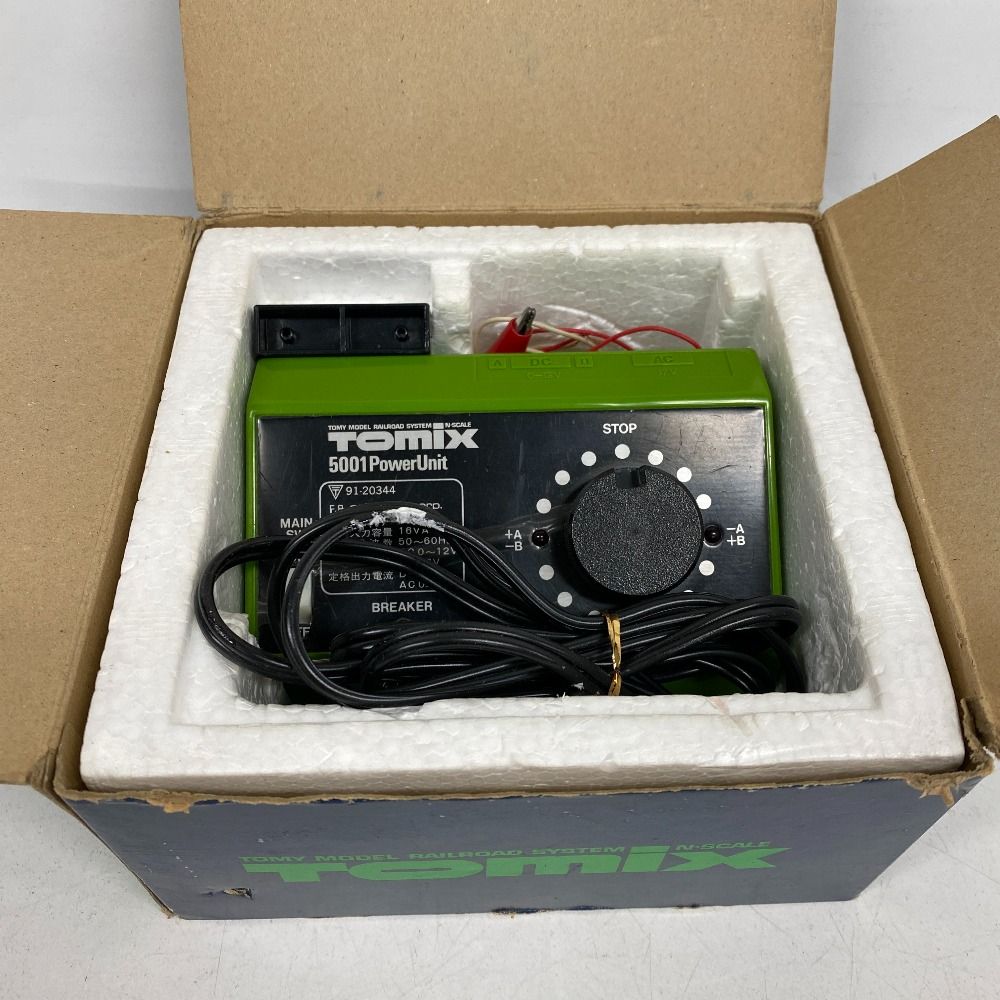 トミックス　ニューパワーユニット（5001）+ポイントコントロールボックス（5002）2個セット（送料出品者負担） F) Nゲージ トミックス5001パワーユニット×ポイントコントロールボックス