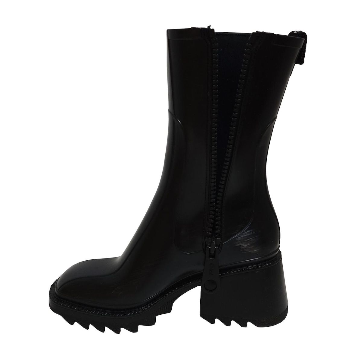 Chloe クロエ レインブーツ 36 レディース - 黒 KIN-KAAI_COM