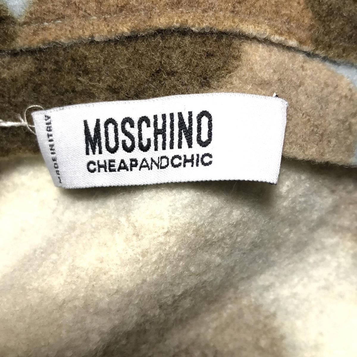 MOSCHINO(モスキーノ) ジャケット レディース - ライトブルー×ベージュ