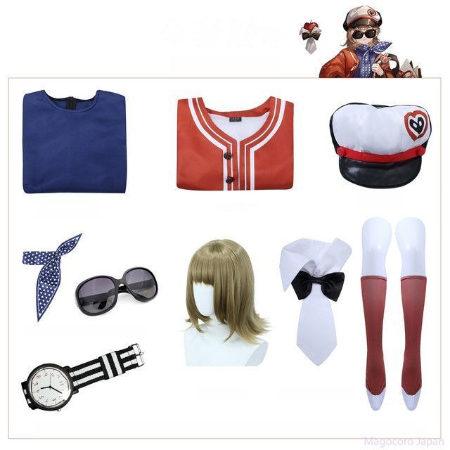 時計コスプレ衣装ゲームハロウィン衣装赤青モデルアニメ星錫