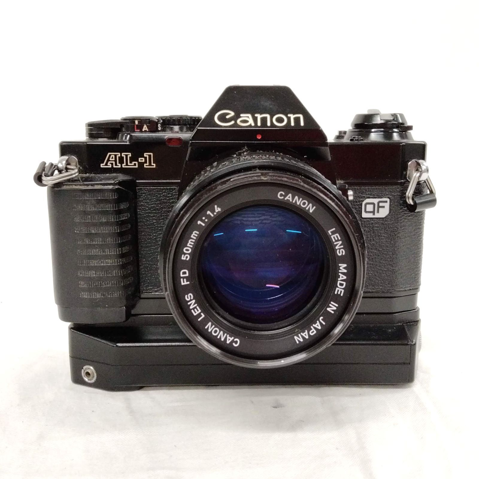 Canon A-1 一眼レフカメラ FD50mm単焦点レンズとパワーワインダー付