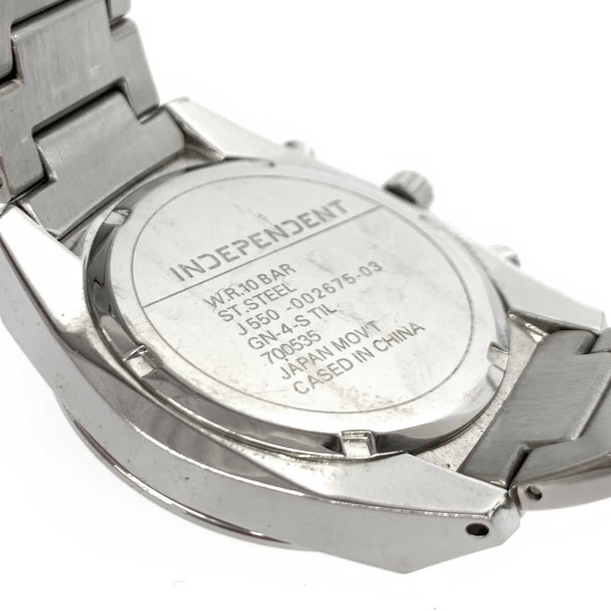 Citizen シチズン インディペンデント 腕時計 J550-002675 シルバー 