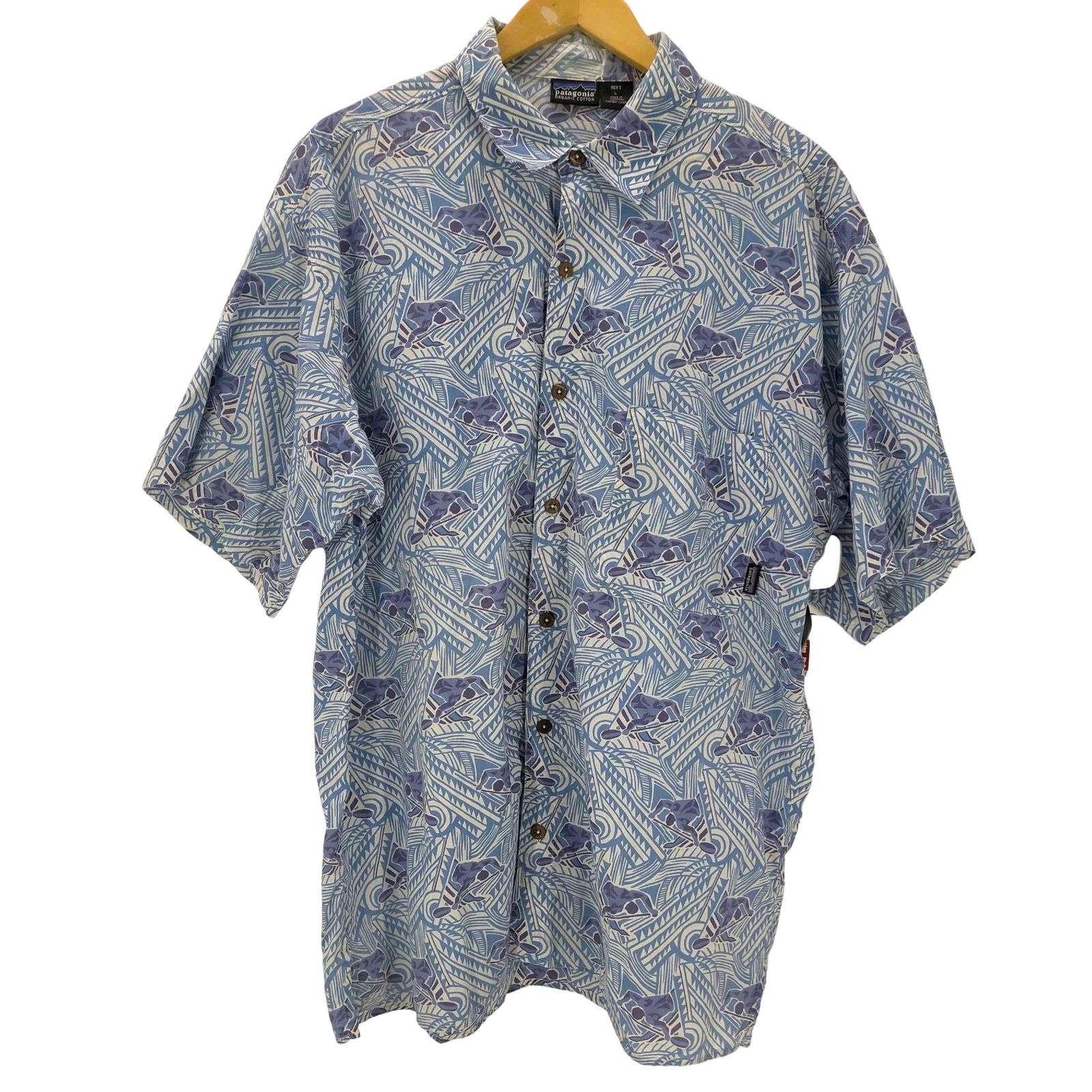 patagonia アロハシャツ M カヤック