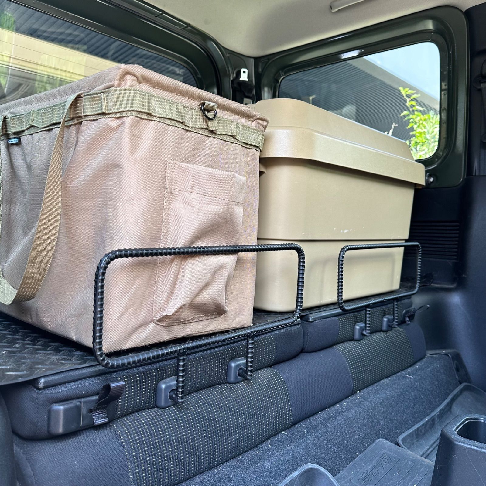 ジムニー　荷崩れ防止ヘッドレスト　jb64 jb74 ジムニー 荷崩れ防止ヘッドレスト jb64 jb74 - メルカリ