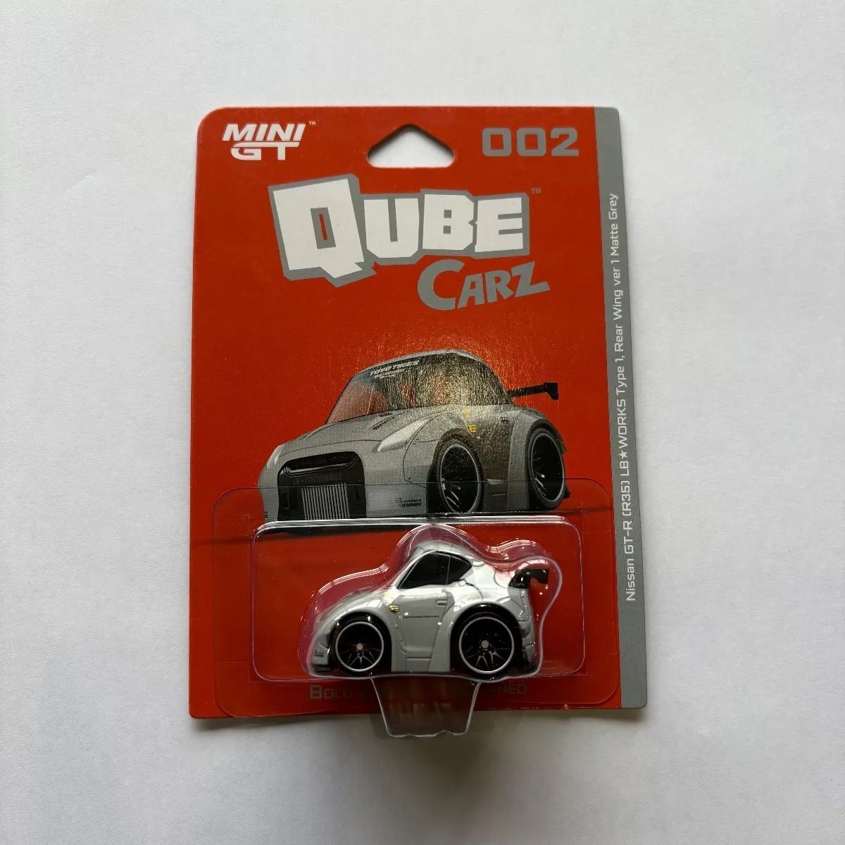 miniGT QUBE CARZ 003 Nissan GT-R (R35) LB-WORKS Type1, Rear