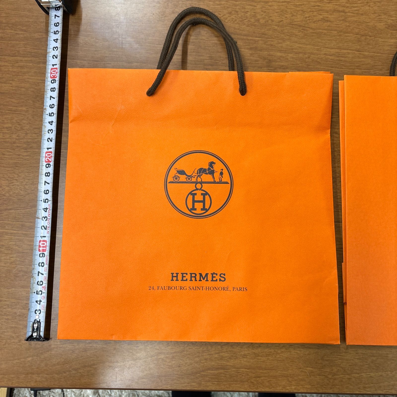 HERMES エルメス ショッパー袋 3サイズ セット - メルカリ