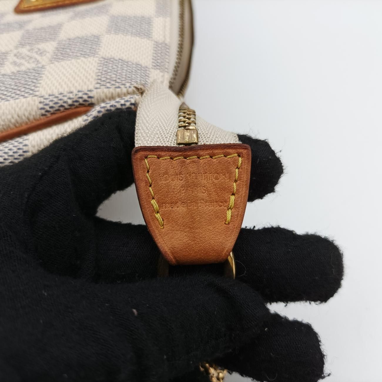 ルイヴィトン エヴァ N55214 2wayバッグ ダミエアズール ハンドバッグ ショルダーバッグ 斜め掛け ポシェット チェーン LOUIS VUITTON ルイ ヴィトン ダミエアズール エヴァ アクセサリー