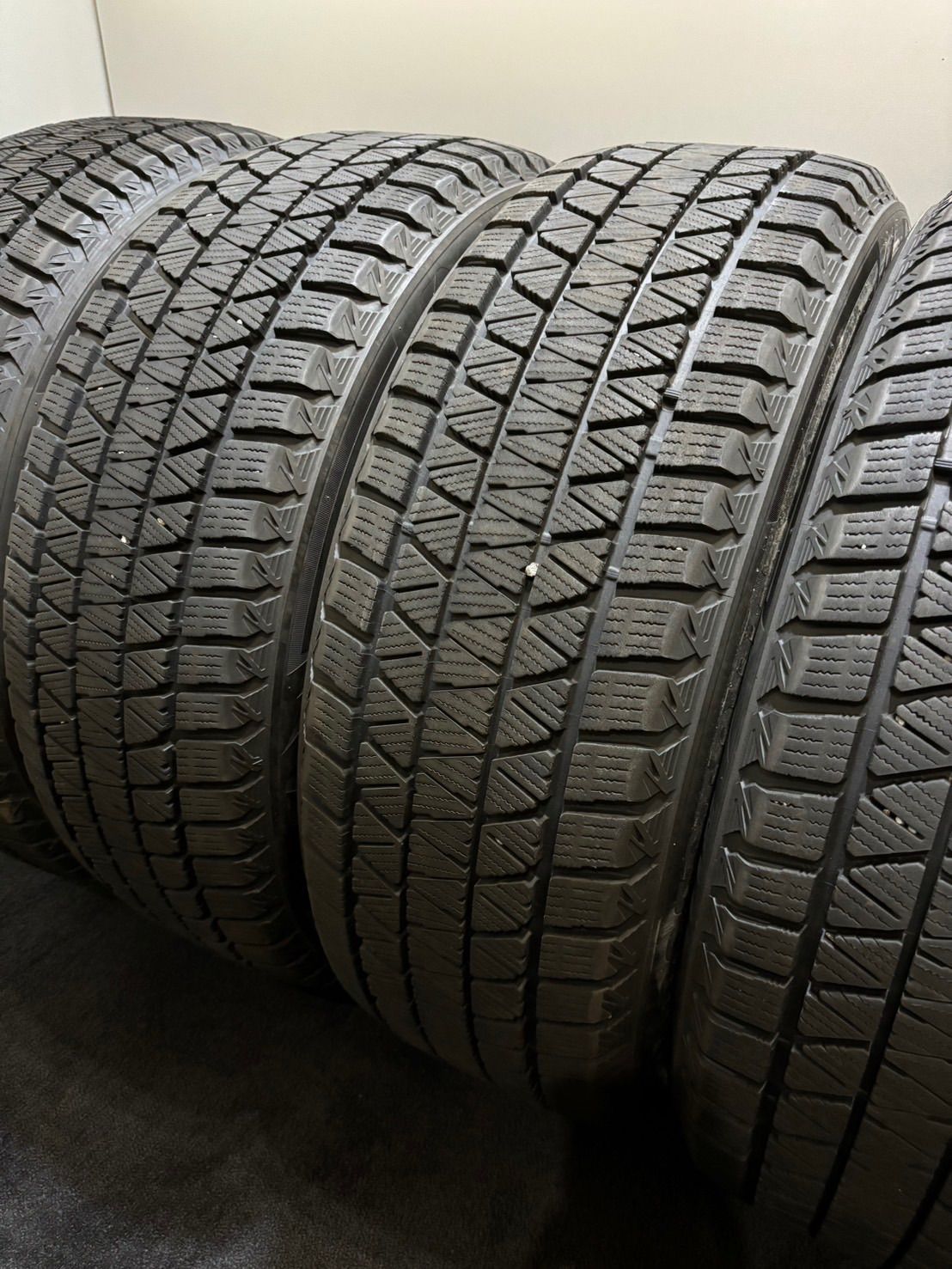 235/55R20 BRIDGESTONE/DM-V3 19年製 スタッドレス 4本 ブリヂストン ブリザック レクサス RX ムラーノ (南7-H257)