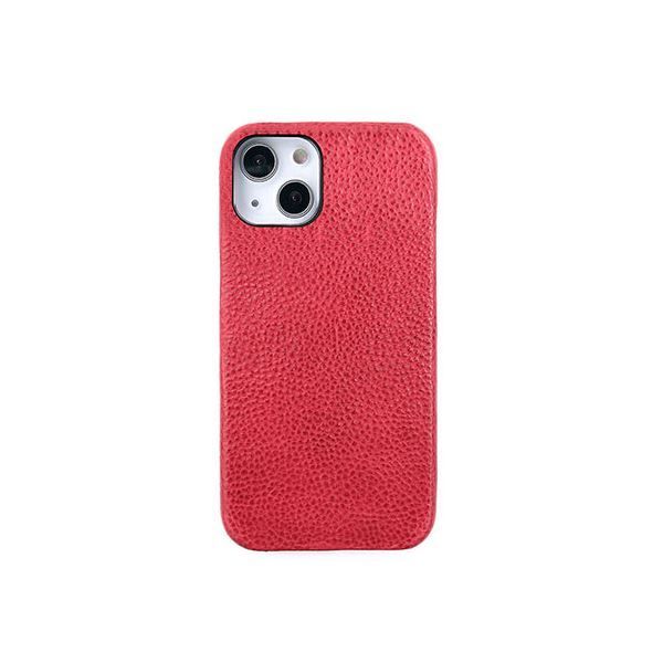 abbi SIGNATURE PIERROT LUX ピエロラックス イタリアンレザーバックカバー for iPhone 13 レッド ABS22310i13