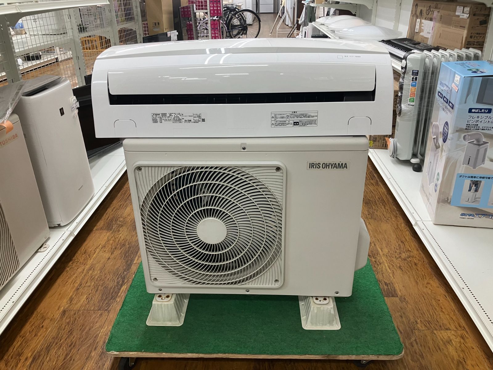 関東地域 販売 IRISOHYAMA ルームエアコン 2020年製 2.2kw IRA-2204R 取付無し