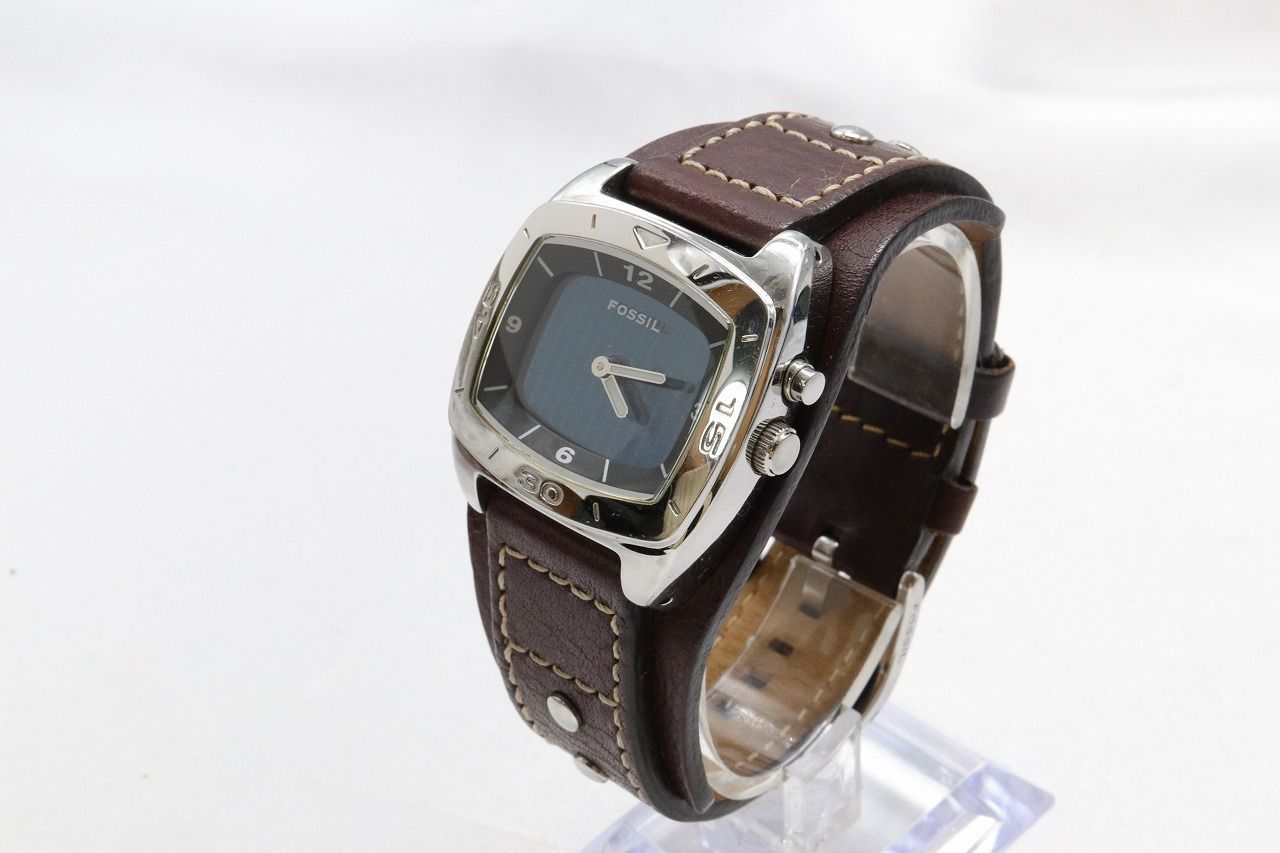 フォッシル　腕時計 W13-54】電池交換済 FOSSIL フォッシル 腕時計 AM-3778 - メルカリ