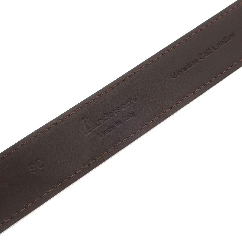 新品 ANDERSON’S スエードベルト 90 ブラウン Sold Out】アンダーソンズ｜Anderson's｜コットンスエード