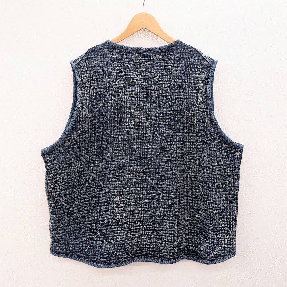 Porter Classic - SASHIKO PULLOVER VEST Porter Classic - SASHIKO