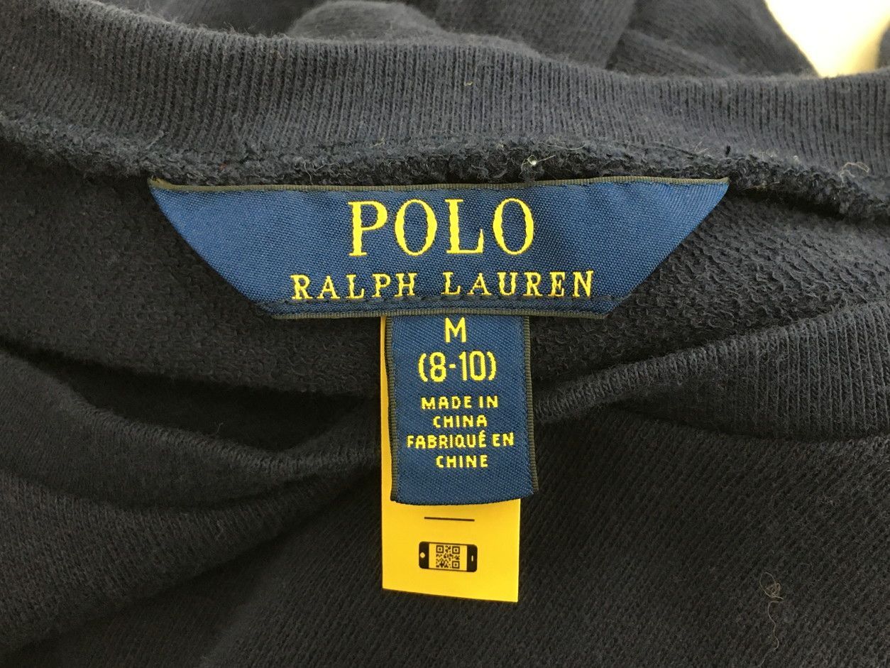 ポロ ラルフローレン POLO Ralph Lauren ワンピース M(8-10) ネイビー