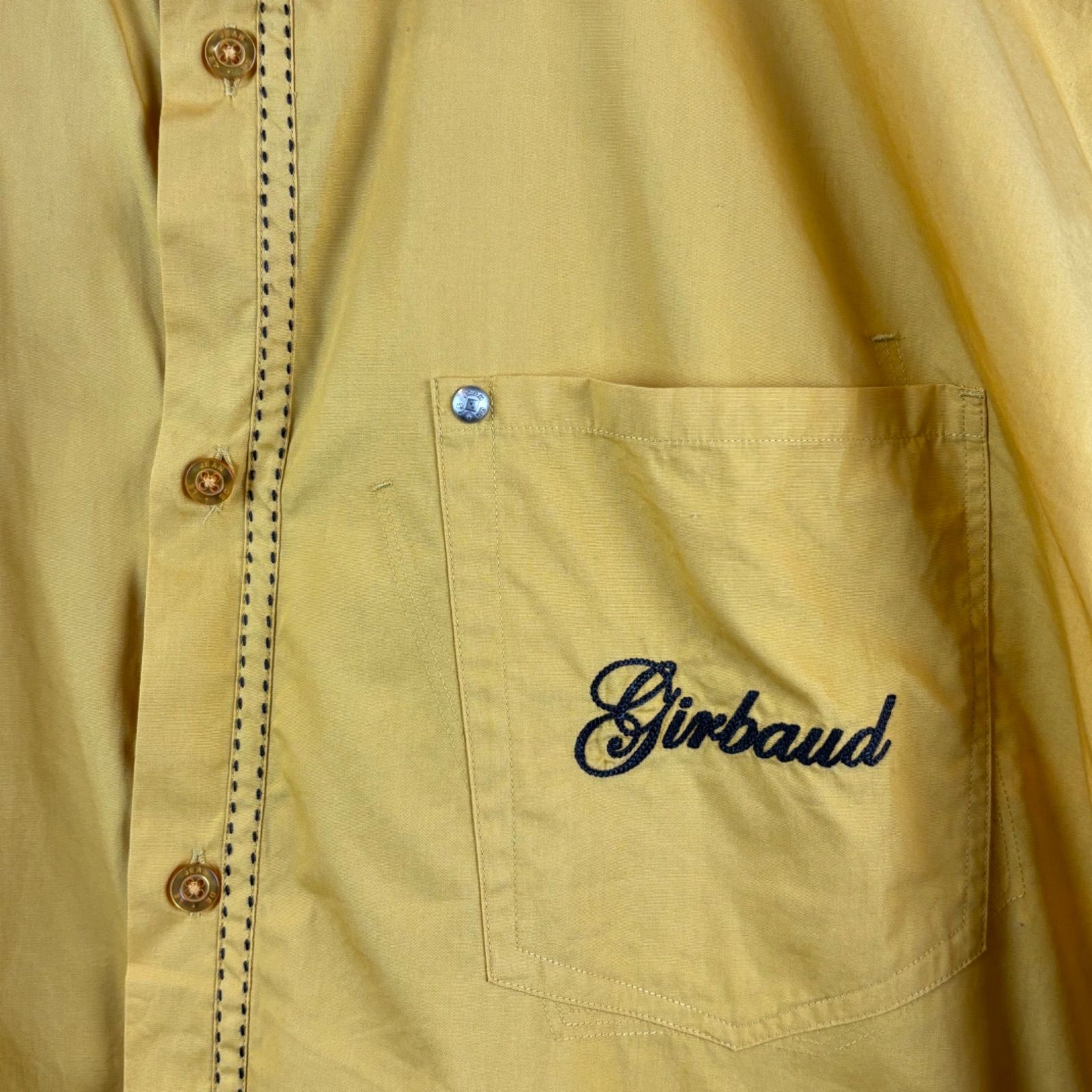le jean de marithe francois girbaud logo embroidery big size shirt
