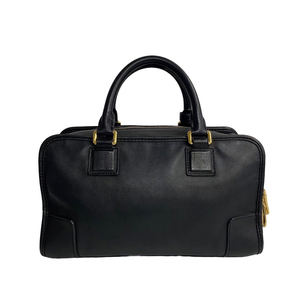 極 美品 カデナ 鍵付 LOEWE ロエベ アナグラム ロゴ アマソナ 28