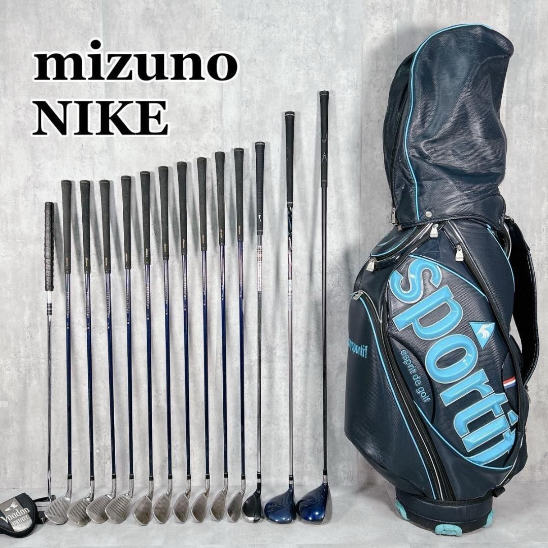 X091 mizuno NIKE メンズ ゴルフ クラブ フルセット 15点 X091 mizuno NIKE メンズ ゴルフ クラブ フルセット 15点 - メルカリ