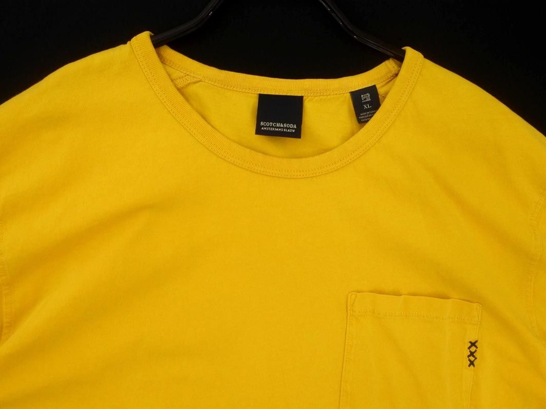 “Scotch & Soda” ウォッシュドポケットTシャツ SCOTCH & SODA スコッチ アンド ソーダ ポケット Tシャツ sizeXL