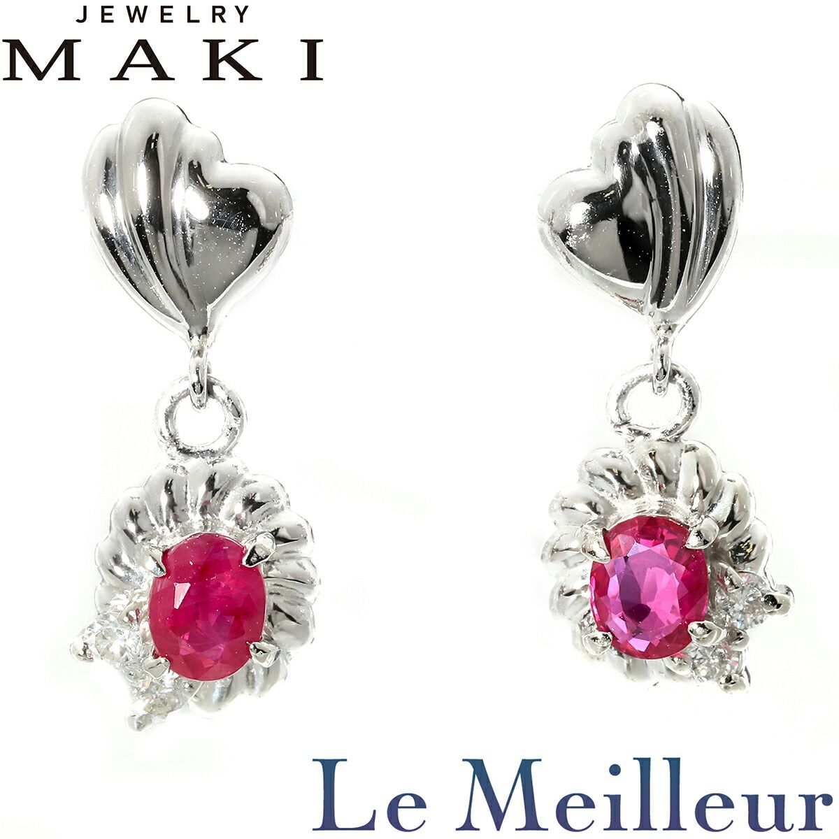 ジュエリーマキ ダイヤモンド ピアス ジュエリーマキ K18WG