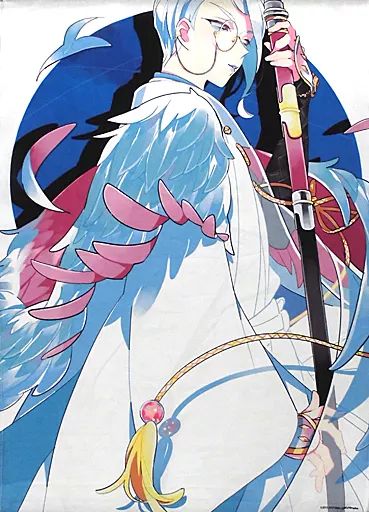 中古】タペストリー 巴形薙刀 てぬぐい風タペストリー 「楽天