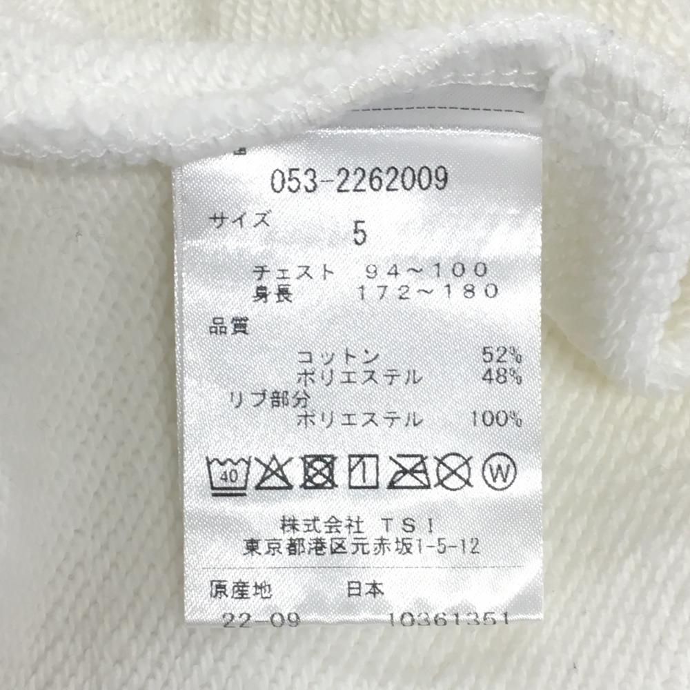 パーリーゲイツ トレーナー 白×ネイビー どうしちゃったPG スウェット