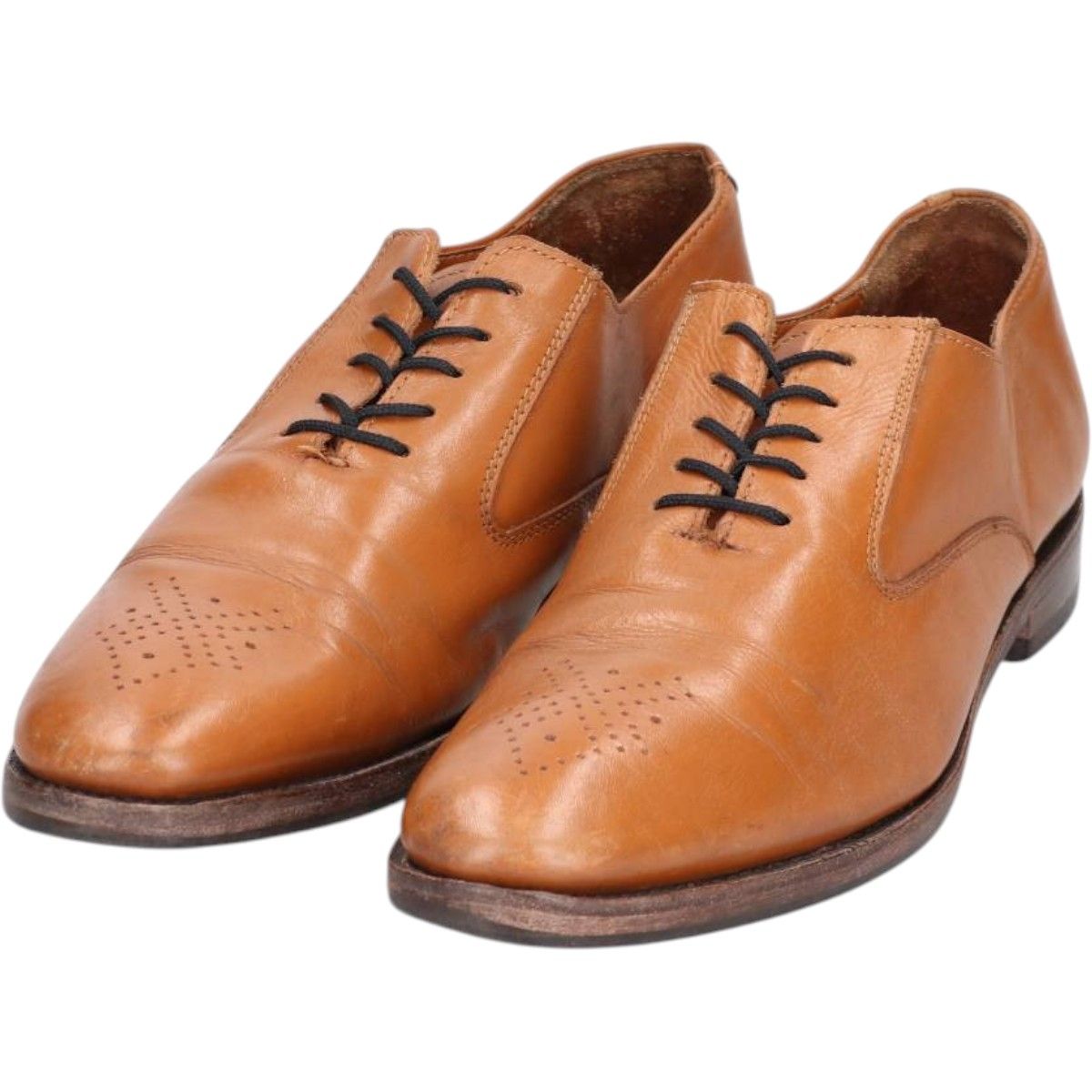 古着 サミュエルウィンザー Samuel Windsor セミブローグ プレーントゥシューズ 英国製 10 メンズ28.5cm相当/saa013646