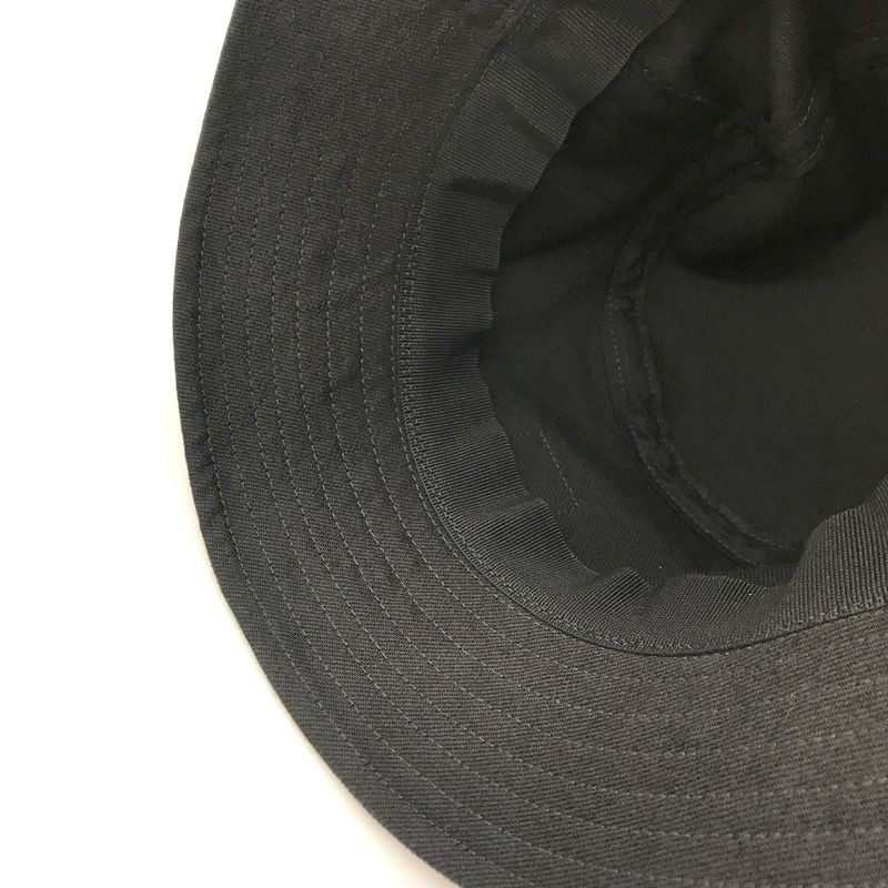 RAF SIMONS バケットハット 美品 2023SS バケハ 帽子 ロゴ UV対策