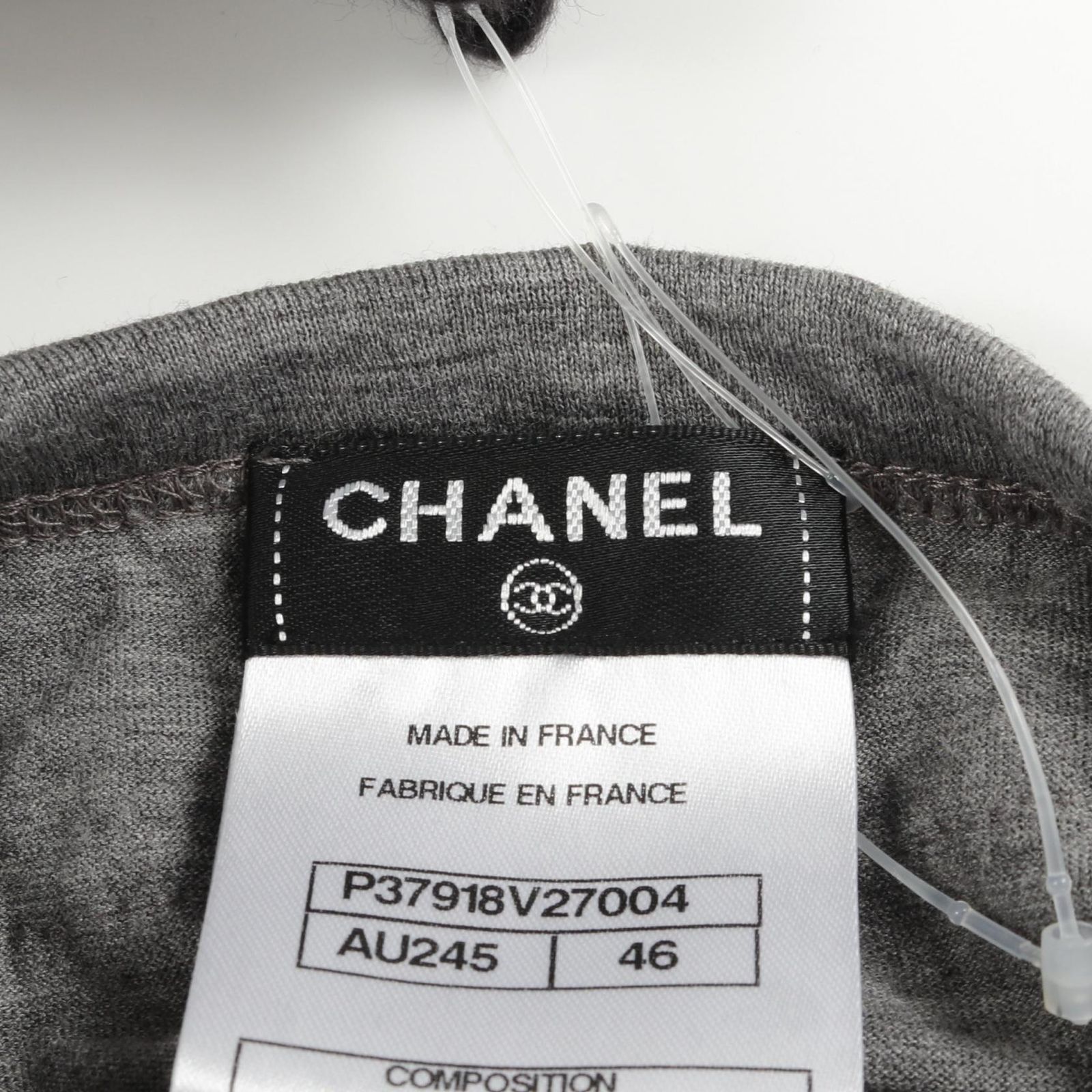 CHANEL シャネル タンクトップ グレー おしゃれアイテム CHANEL - CHANEL シャネル ニット タンクトップの通販 by RECLO