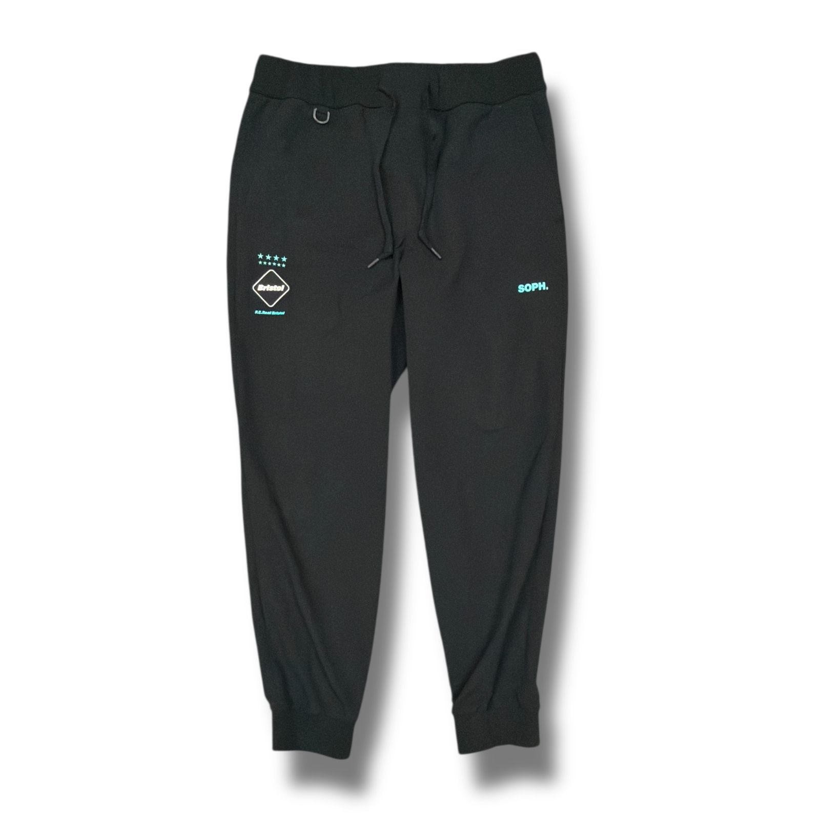 F.C.Real Bristol FCRB 21AW ACTIVE STRETCH RIBBED PANTS アクティブストレッチリブパンツ イージーパンツ エフシー ルブリストル FCRB-212042 ブラック L 1431M6