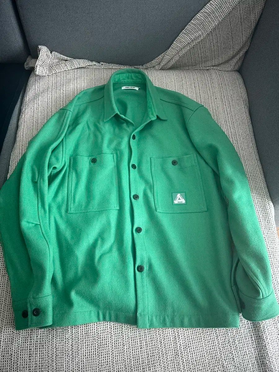 PALACE パレス ウール シャツ ジャケット スイートピー 緑 XL