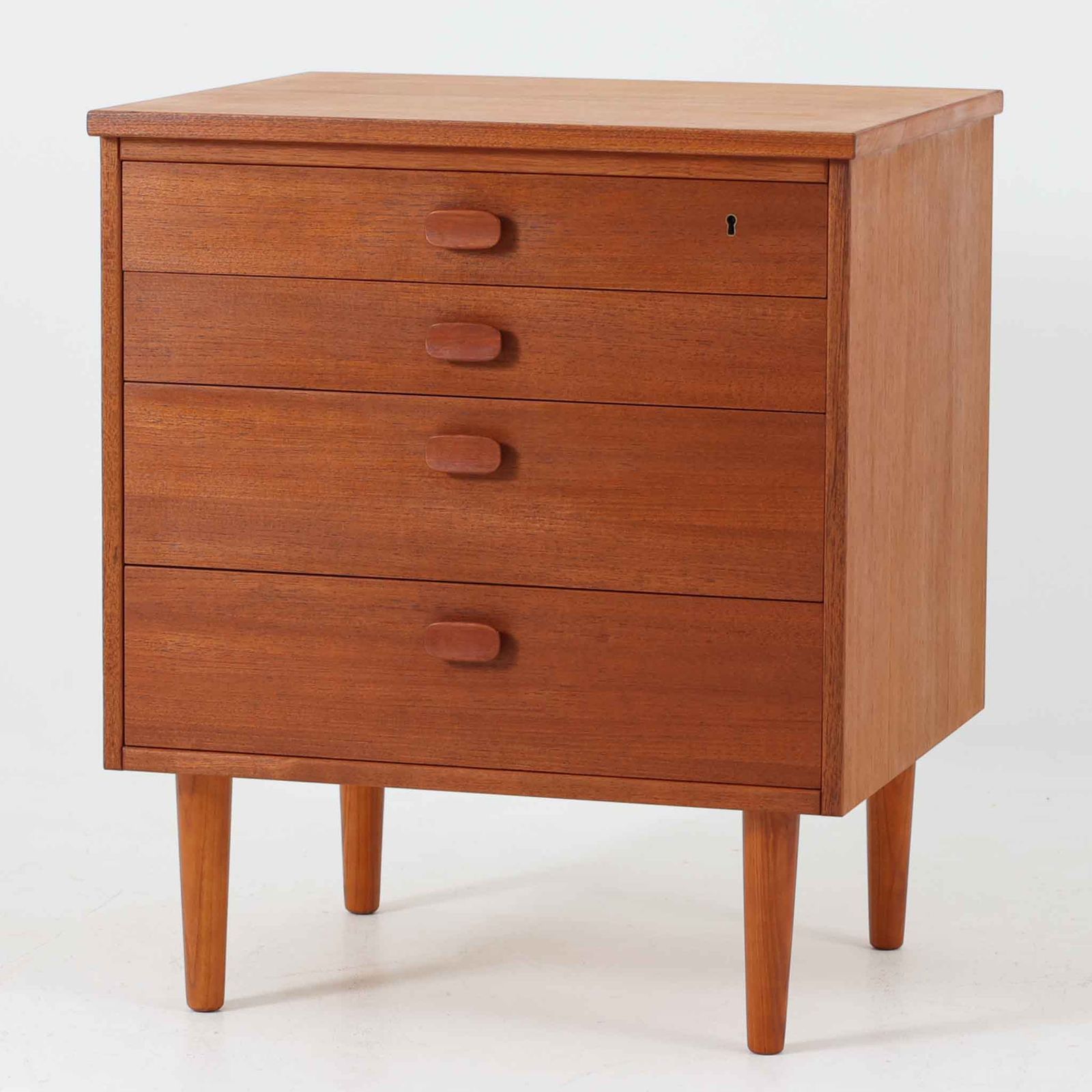 北欧ビンテージ 2段チェスト チーク材/DK18073 北欧家具ヴィンテージ2