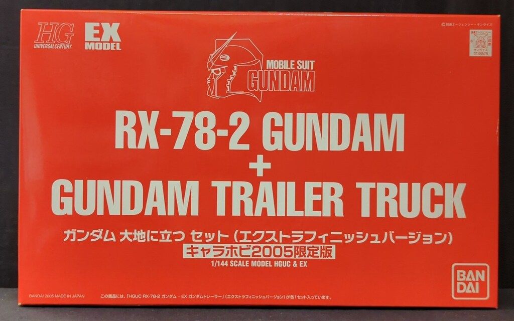 キャラホビ2005限定ガンダム大地に立つセット(エクストラフィニッシュ