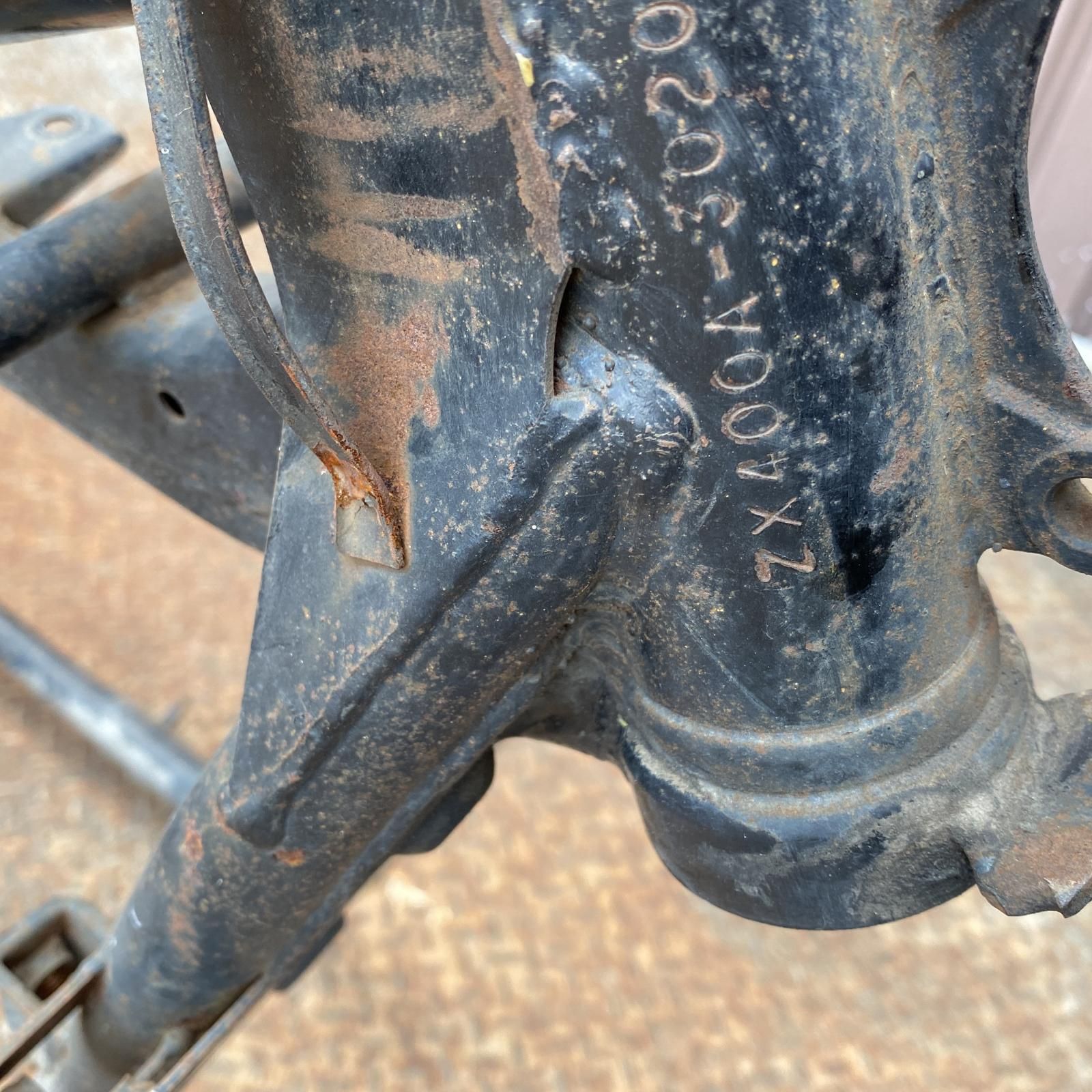 KAWASAKI GPZ400 フレーム 書類無し カワサキ - メルカリ