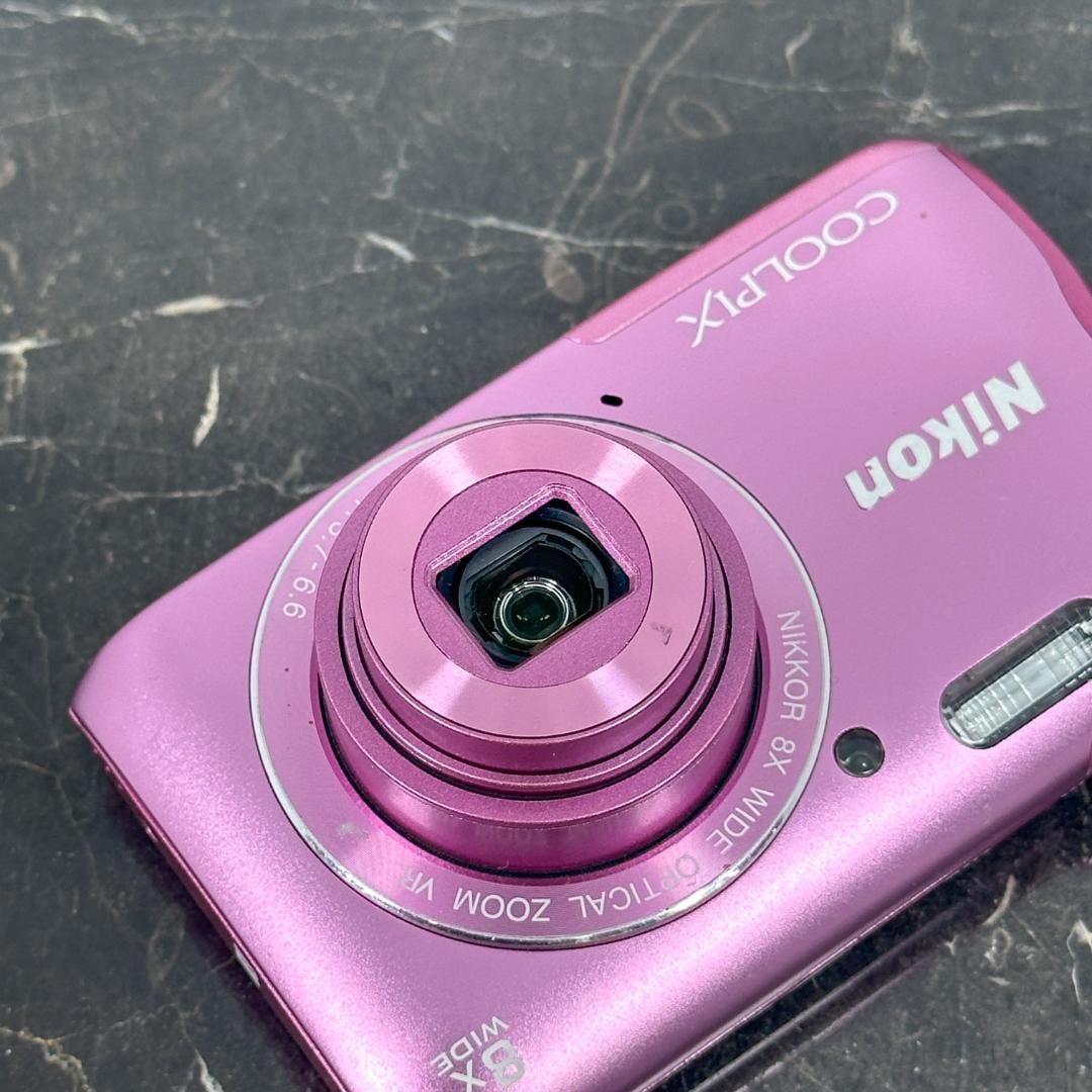  Nikon COOLPIX A 300 ピンク ニコン クールピクス デジタルカメラ コンデジ コンパクトデジカメ カメラ 動作品 広角25 mm 光学8倍ズーム スリム 軽量モデル おしゃれ 高画質モデル コンパクトデジタルカメラ デジタルカメラ